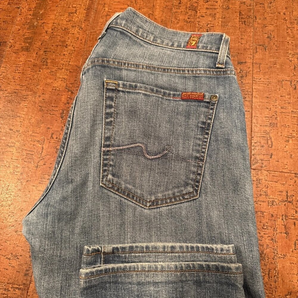 7 For All Mankind 32X29 Standard Straight Leg Jeans